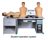 Auscultation Ιατρικών Σχολών φυσικές δεξιότητες διαγνώσεων ανδρείκελων με το σύστημα κονσολών